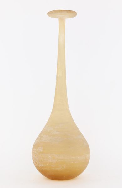 Vaso scavo in vetro paglierino, La Murrina, Anni Settanta  - Asta Asta a Tempo - L'Arte del Vetro - Associazione Nazionale - Case d'Asta italiane