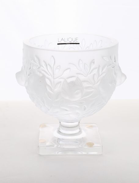LALIQUE : Coppa in cristallo incolore  - Asta Asta a Tempo - L'Arte del Vetro - Associazione Nazionale - Case d'Asta italiane
