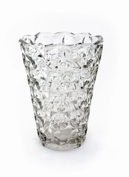 Vaso in cristallo incolore  - Asta Asta a Tempo - L'Arte del Vetro - Associazione Nazionale - Case d'Asta italiane