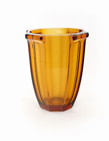 Vaso in vetro caramello  - Asta Asta a Tempo - L'Arte del Vetro - Associazione Nazionale - Case d'Asta italiane