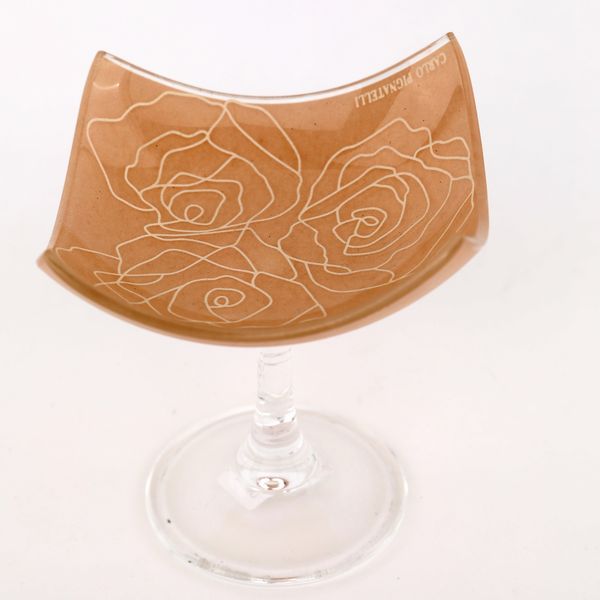 Alzatina in vetro, Carlo Pignatelli  - Asta Asta a Tempo - L'Arte del Vetro - Associazione Nazionale - Case d'Asta italiane