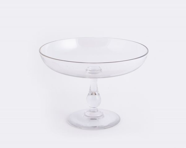 Alzata in cristallo  - Asta Asta a Tempo - L'Arte del Vetro - Associazione Nazionale - Case d'Asta italiane