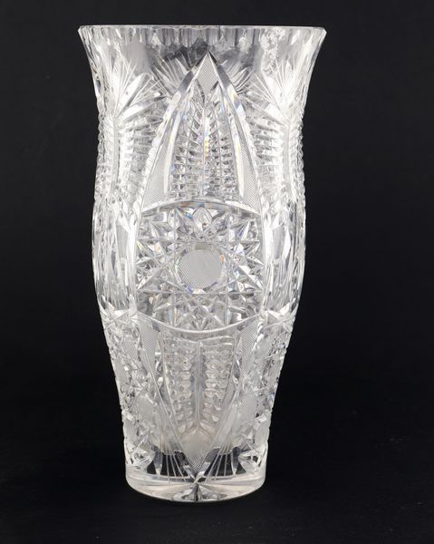 Grande vaso in cristallo intagliato  - Asta Asta a Tempo - L'Arte del Vetro - Associazione Nazionale - Case d'Asta italiane