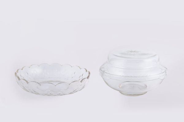 Due coppe in cristallo diverse  - Asta Asta a Tempo - L'Arte del Vetro - Associazione Nazionale - Case d'Asta italiane