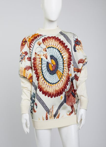HERMES : Capospalla in lana, stampa 'Brazil'.  - Asta 04/05/2023 | FASHION LUXURY - ALTA MODA, BORSE E ACCESSORI DI LUSSO Online - Associazione Nazionale - Case d'Asta italiane