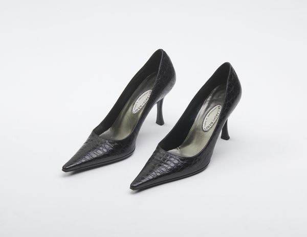 BANFI RICCARDO : Scarpe d�collet� nere in pelle stampa cocco.  - Asta 04/05/2023 | FASHION LUXURY - ALTA MODA, BORSE E ACCESSORI DI LUSSO Online - Associazione Nazionale - Case d'Asta italiane