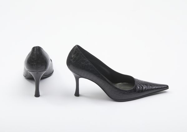 BANFI RICCARDO : Scarpe d�collet� nere in pelle stampa cocco.  - Asta 04/05/2023 | FASHION LUXURY - ALTA MODA, BORSE E ACCESSORI DI LUSSO Online - Associazione Nazionale - Case d'Asta italiane