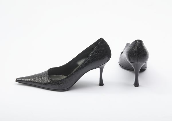 BANFI RICCARDO : Scarpe d�collet� nere in pelle stampa cocco.  - Asta 04/05/2023 | FASHION LUXURY - ALTA MODA, BORSE E ACCESSORI DI LUSSO Online - Associazione Nazionale - Case d'Asta italiane