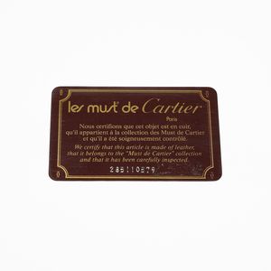 CARTIER : Portacarte Les Must de Cartier.  - Asta 04/05/2023 | FASHION LUXURY - ALTA MODA, BORSE E ACCESSORI DI LUSSO Online - Associazione Nazionale - Case d'Asta italiane
