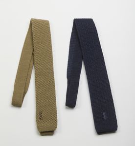 SAINT LAURENT YVES - Due cravatte.