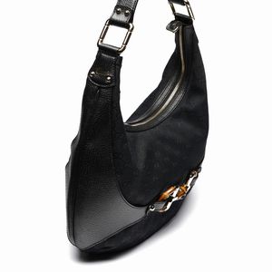 GUCCI : Borsa Gucci logo nera e dettagli bamb�.  - Asta 04/05/2023 | FASHION LUXURY - ALTA MODA, BORSE E ACCESSORI DI LUSSO Online - Associazione Nazionale - Case d'Asta italiane