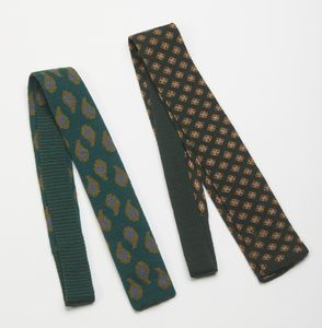 SAINT LAURENT YVES - Due cravatte.