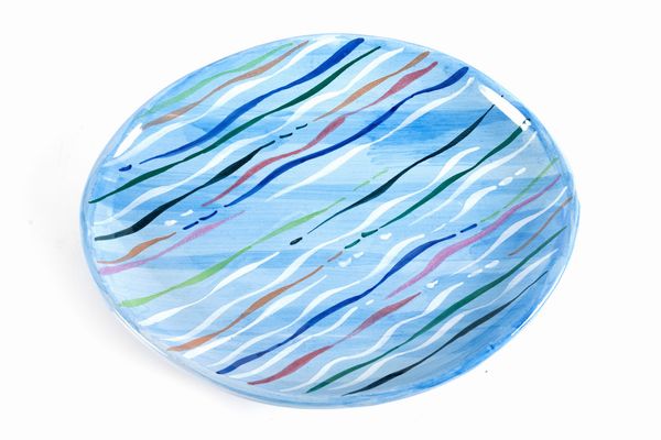 PIERO DORAZIO : Piatto ovale  - Asta Grafica Internazionale e Multipli d'Autore - Associazione Nazionale - Case d'Asta italiane