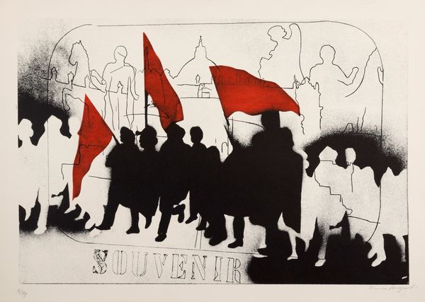 FRANCO ANGELI : Souvenir  - Asta Grafica Internazionale e Multipli d'Autore - Associazione Nazionale - Case d'Asta italiane