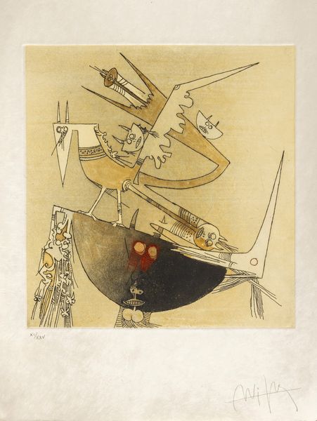 Wifredo Lam : Apostroph Apocalypse  - Asta Grafica Internazionale e Multipli d'Autore - Associazione Nazionale - Case d'Asta italiane