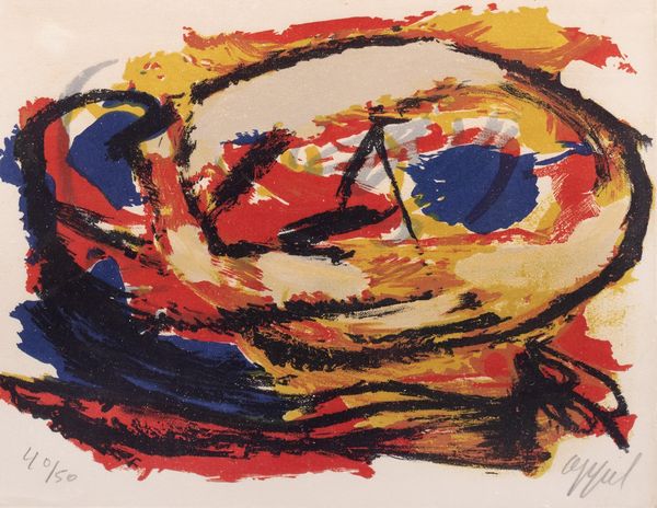 Karel Appel : Senza titolo  - Asta Grafica Internazionale e Multipli d'Autore - Associazione Nazionale - Case d'Asta italiane