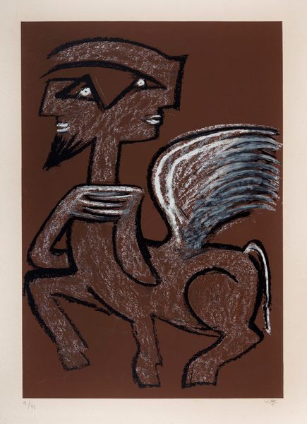 ROBERTO SEBASTIAN MATTA : Figura bifronte  - Asta Grafica Internazionale e Multipli d'Autore - Associazione Nazionale - Case d'Asta italiane