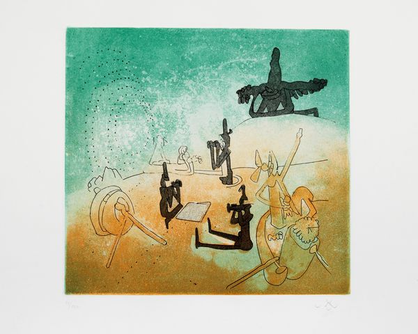 ROBERTO SEBASTIAN MATTA : L'Autoapocalipse  - Asta Grafica Internazionale e Multipli d'Autore - Associazione Nazionale - Case d'Asta italiane