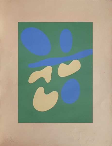Hans Arp : Constellation, from Art of Today, Masters of Abstract Art, Album I  - Asta Grafica Internazionale e Multipli d'Autore - Associazione Nazionale - Case d'Asta italiane