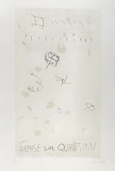 Gastone Novelli : Remise en question  - Asta Grafica Internazionale e Multipli d'Autore - Associazione Nazionale - Case d'Asta italiane