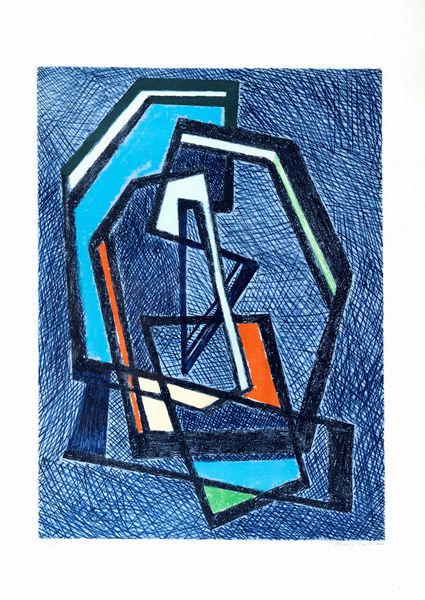 Mario Radice : Senza titolo  - Asta Grafica Internazionale e Multipli d'Autore - Associazione Nazionale - Case d'Asta italiane