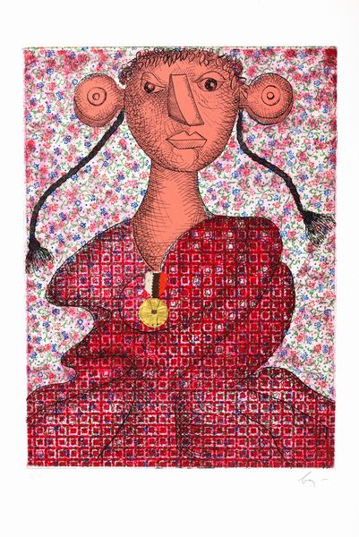 ENRICO BAJ : Marguerite d'Agouleme, Reine de Navarre  - Asta Grafica Internazionale e Multipli d'Autore - Associazione Nazionale - Case d'Asta italiane