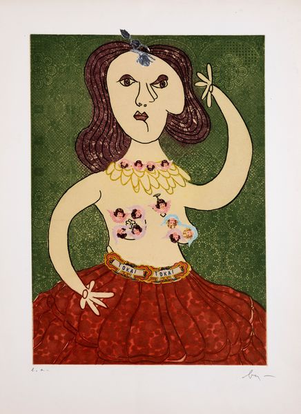 ENRICO BAJ : La danzatrice degli angeli  - Asta Grafica Internazionale e Multipli d'Autore - Associazione Nazionale - Case d'Asta italiane