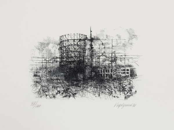 Renzo Vespignani : 3 fogli  - Asta Grafica Internazionale e Multipli d'Autore - Associazione Nazionale - Case d'Asta italiane