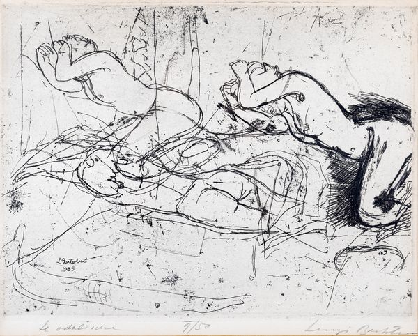 Luigi Bartolini : Le odalische  - Asta Grafica Internazionale e Multipli d'Autore - Associazione Nazionale - Case d'Asta italiane