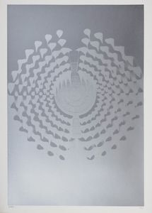 ENRICO CASTELLANI - Serigrafia