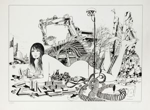 GUIDO CREPAX - Donna sdraitata