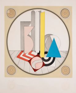 LUCIO DEL PEZZO - Composizione geometrica