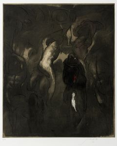 Piero Guccione - Dal Guidizio di Michelangelo