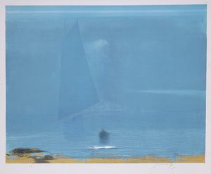 Piero Guccione - Omaggio a Friedrich