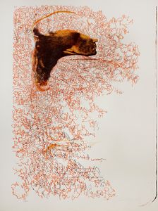 Piero Guccione - Ritratto della Signora M