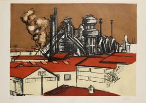 Renato Guttuso - Citt� industriale