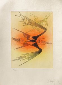 Wifredo Lam : Apostroph Apocalypse  - Asta Grafica Internazionale e Multipli d'Autore - Associazione Nazionale - Case d'Asta italiane