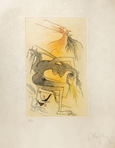 Wifredo Lam : Apostroph Apocalypse  - Asta Grafica Internazionale e Multipli d'Autore - Associazione Nazionale - Case d'Asta italiane