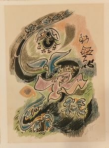 Andrè Masson - Colombe e volti