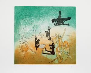 ROBERTO SEBASTIAN MATTA : L'Autoapocalipse  - Asta Grafica Internazionale e Multipli d'Autore - Associazione Nazionale - Case d'Asta italiane