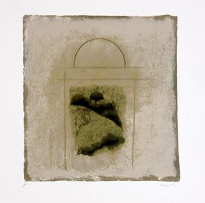 Carlo Mattioli - Paesaggio con semicerchio