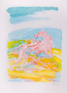 ALIGI SASSU - Cavallo sulla spiaggia