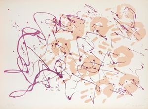 GIULIO TURCATO : Alleluja  - Asta Grafica Internazionale e Multipli d'Autore - Associazione Nazionale - Case d'Asta italiane