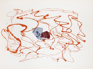 GIULIO TURCATO : Alleluja  - Asta Grafica Internazionale e Multipli d'Autore - Associazione Nazionale - Case d'Asta italiane