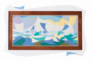 Giacomo Balla - Linee forza di mare (Mattutino)