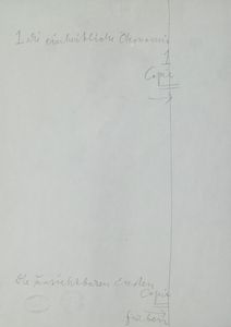 JOSEPH BEUYS - Pass fur den Eintritt in die Zukunft - Visto per il futuro