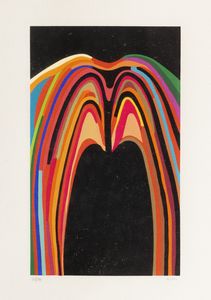 Alberto Burri : Trittico B  - Asta Grafica Internazionale e Multipli d'Autore - Associazione Nazionale - Case d'Asta italiane