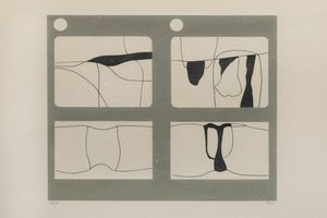 Alberto Burri : Lettere  - Asta Grafica Internazionale e Multipli d'Autore - Associazione Nazionale - Case d'Asta italiane