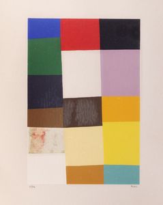 Alberto Burri : Serigrafie  - Asta Grafica Internazionale e Multipli d'Autore - Associazione Nazionale - Case d'Asta italiane