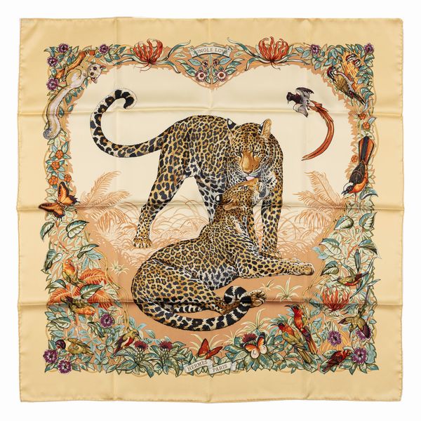 Hermès : Foulard Jungle Love  - Asta Luxury Fashion - Associazione Nazionale - Case d'Asta italiane